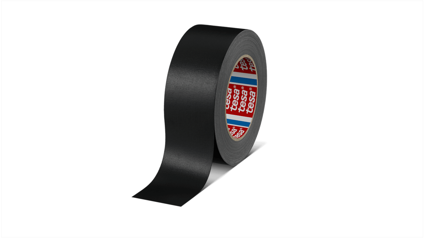 Textilní páska, Černá, délka: 25m x 50mm x 0.31mm 4651 Tesa