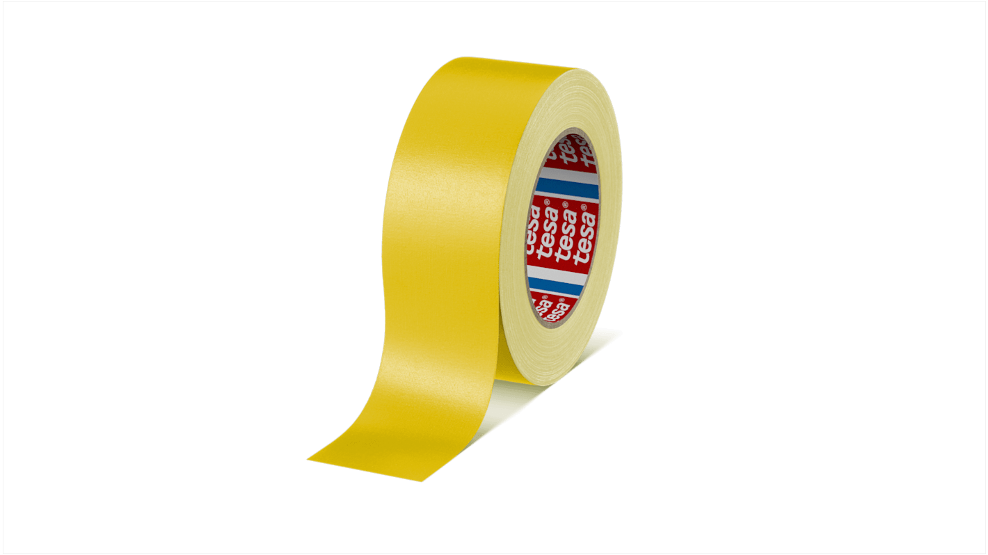Textilní páska, Žlutá, délka: 25m x 50mm x 0.31mm 4651 Tesa
