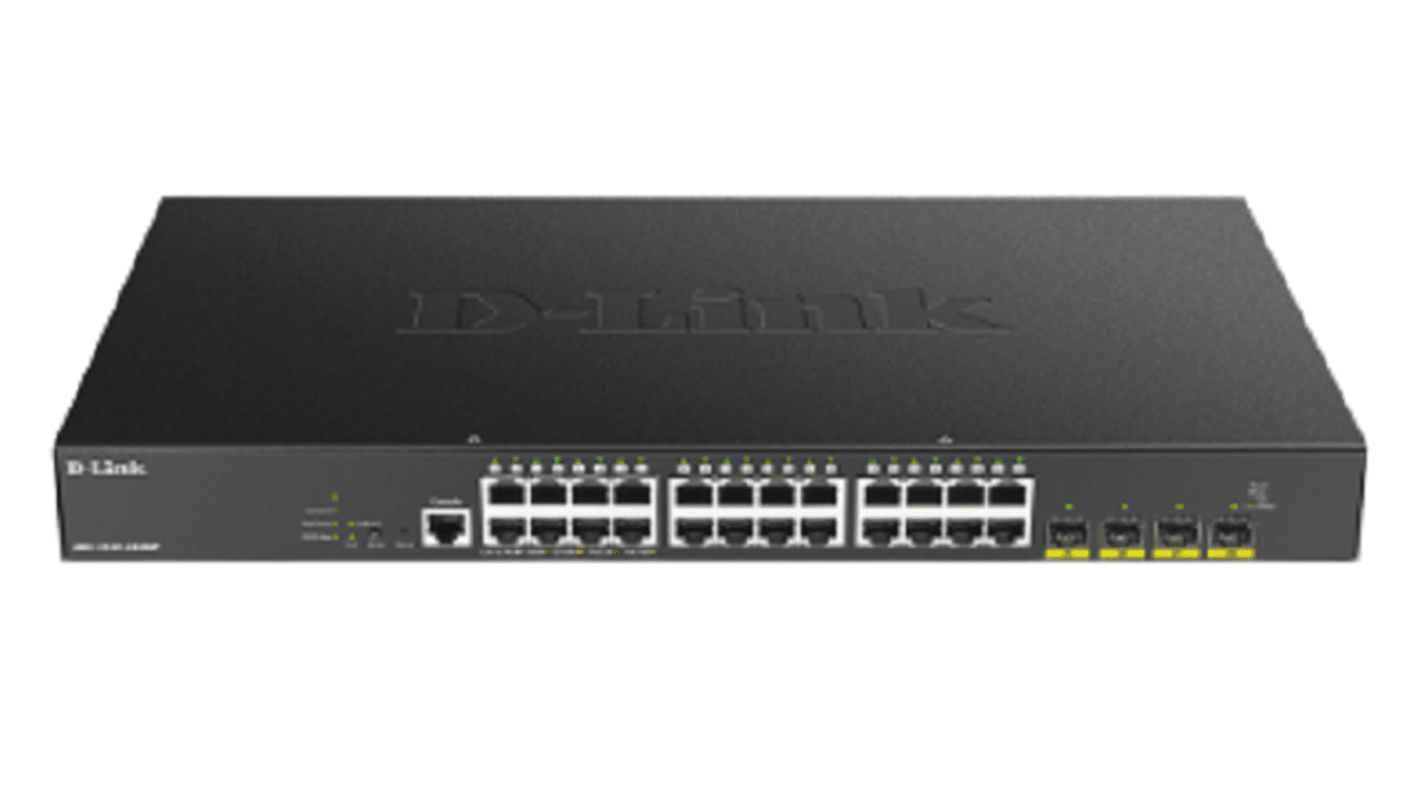D-Link 28-Port Gigabit Smart Managed Max PoE Switch with 10G Uplinks, Smart 24 Port Gigabit Switch With PoE
