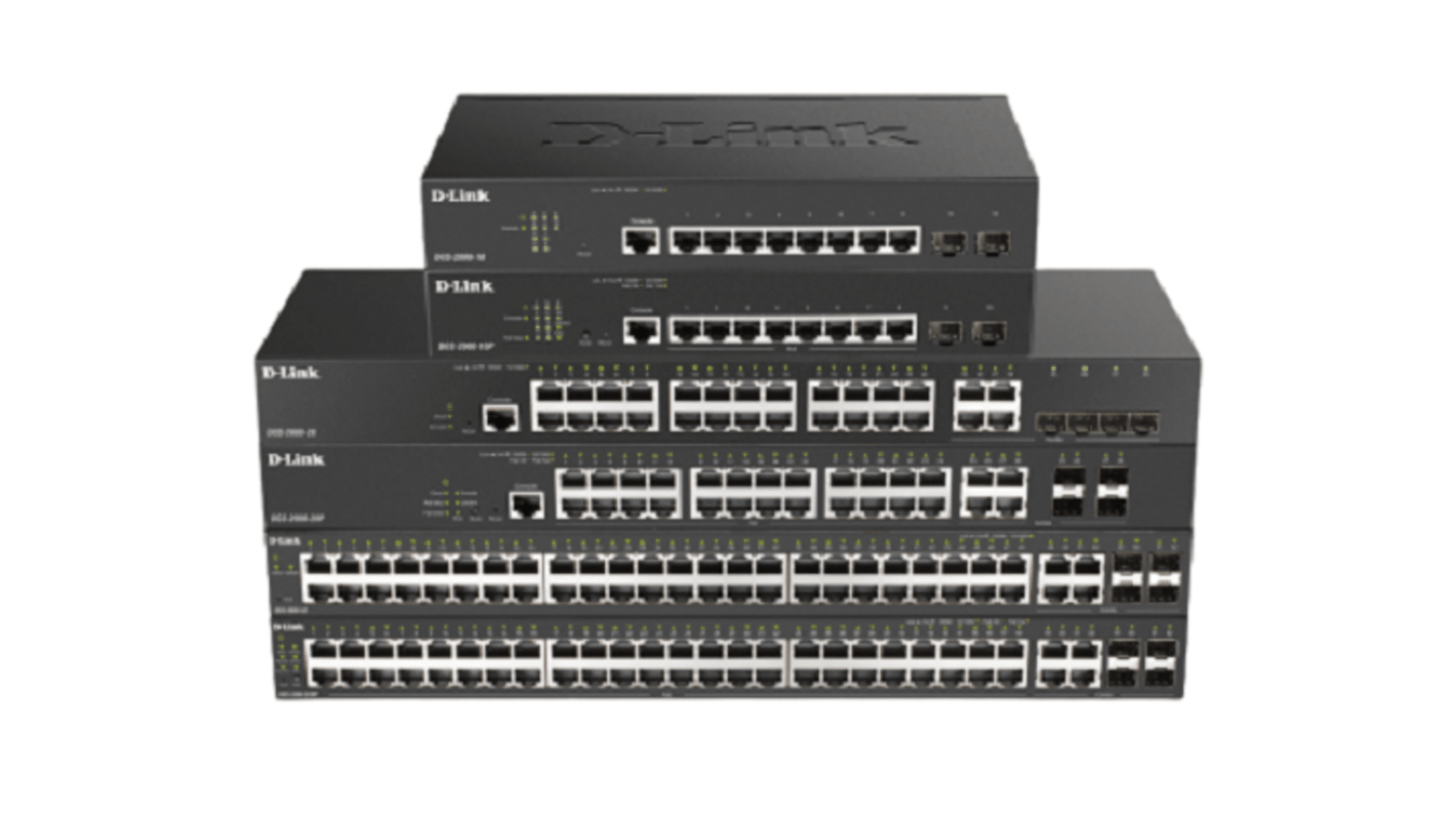 Switch Gigabit D-Link Gigabit, 10/100/1000Mbit/s, 10 porte, Desktop, Montaggio rack , Sì