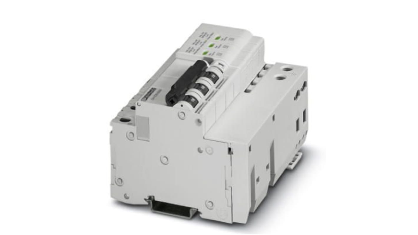 Phoenix Contact Three Phase Surge Arrester, 30kA, = 2.5kV, DIN Rail Mount