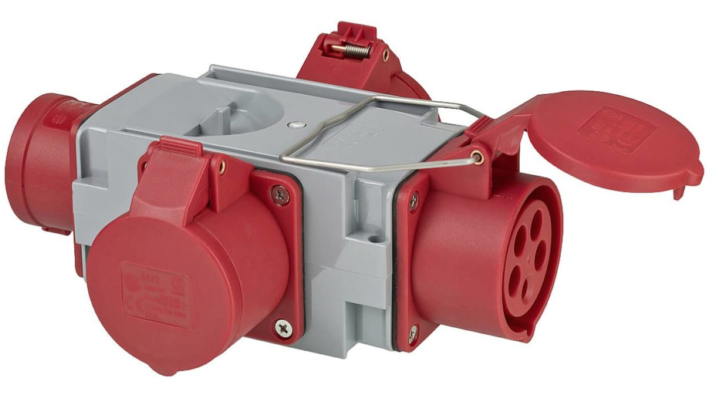 brennenstuhl Floor Mount, Rack Mount, Wall Mount 3P + N + E Industrial Power, Rated At 16A