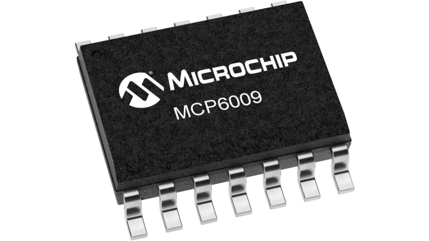 Amplificatori operazionali Microchip, , SMD, alimentazione singola, SOIC