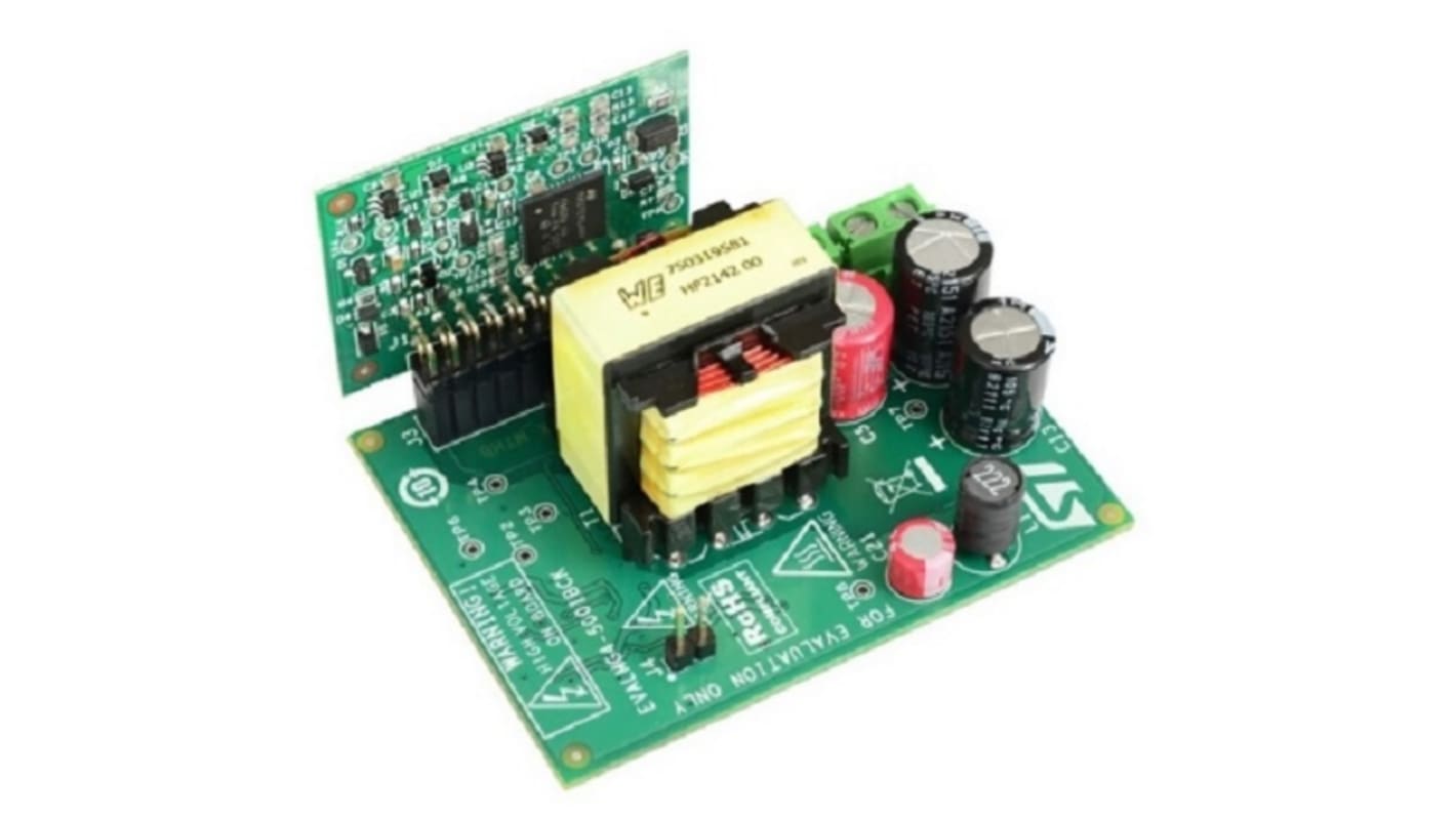 STマイクロ,  電源IC 開発キット, 評価ボード, 評価ボード, HVLED002、MASTERGAN4、VIPER06XS 用, EVLMG4-500WIBCK