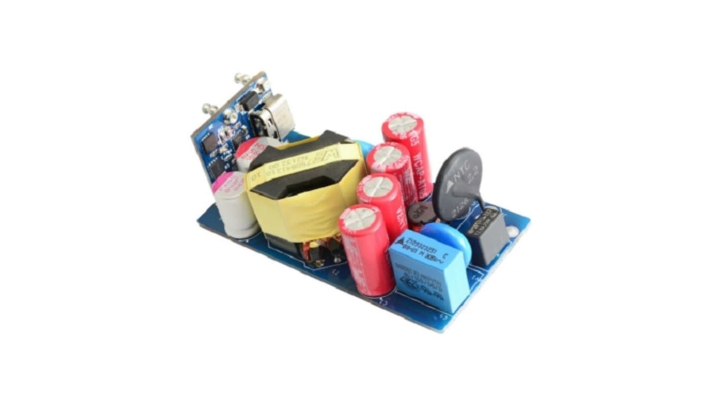 STMicroelectronics 45 W QR USB PD adaptor reference design based on VIPERGAN50 and STUSB4761 Power Supply for