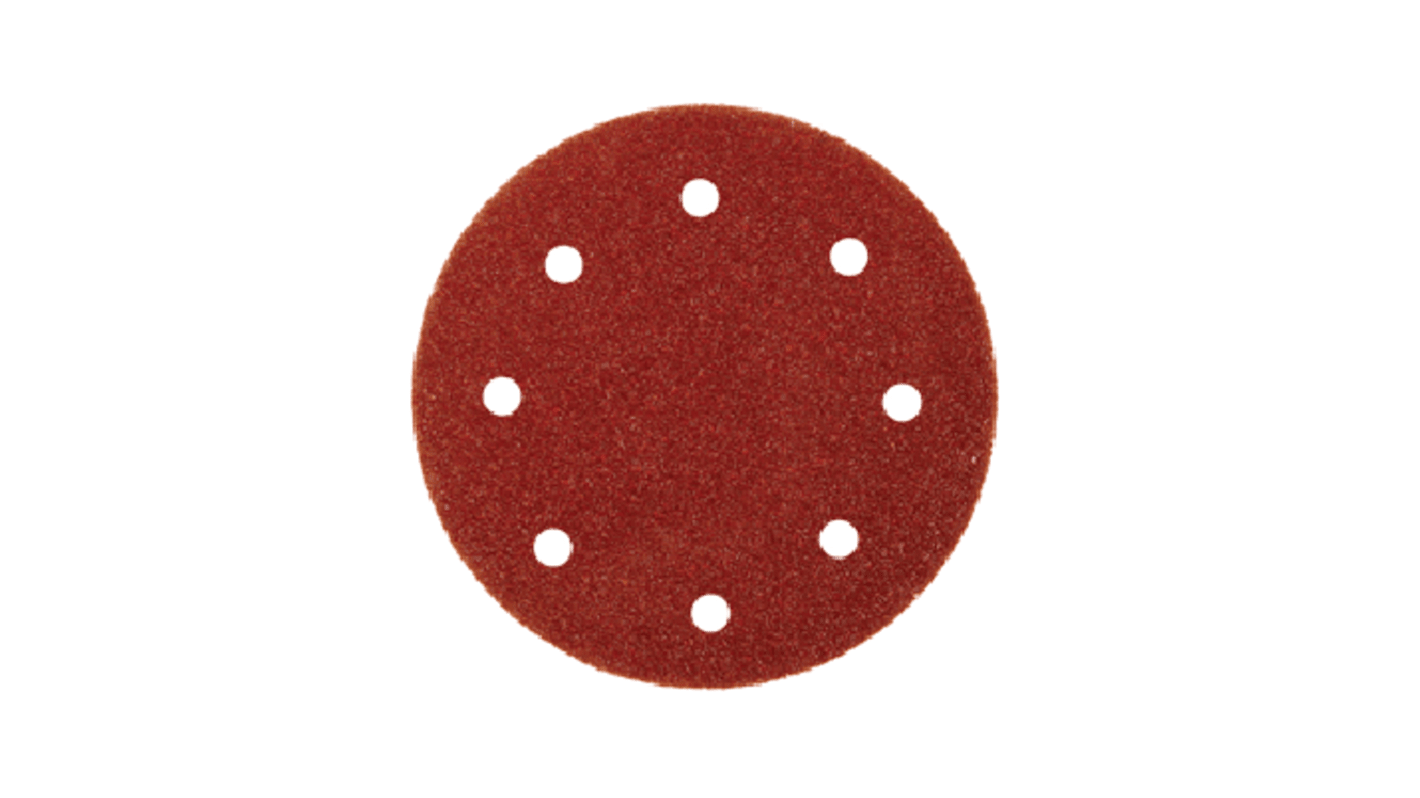 RS PRO Aluminium Oxide Sanding Disc, 150mm, 220g Grit