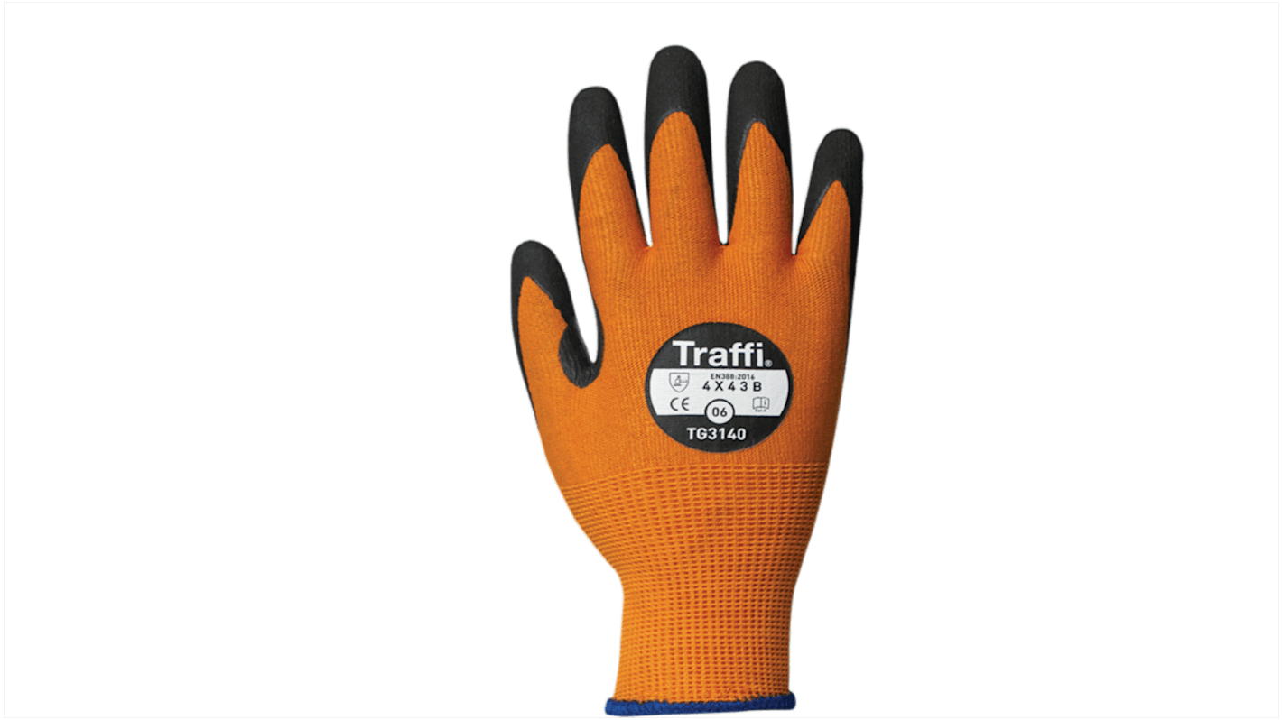 Traffi 防刃手袋 橙 TG3140-07
