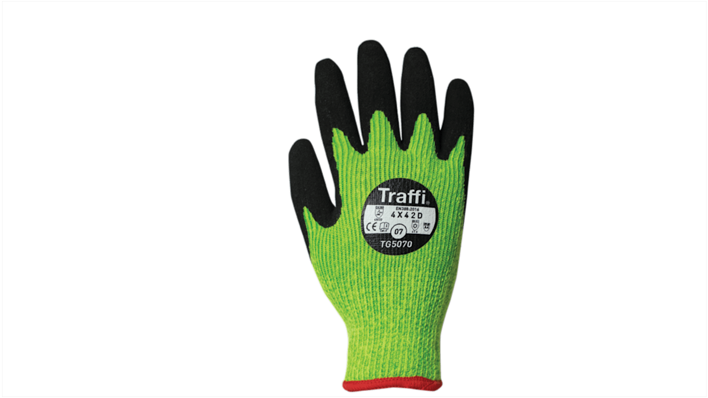 Traffi 防刃手袋 緑 TG5060-10