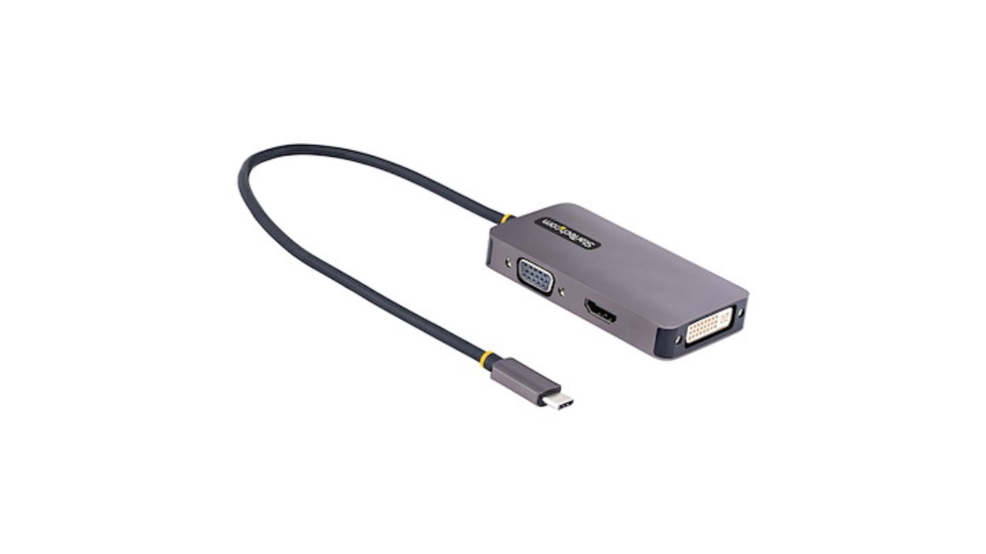 StarTech.com USBビデオアダプタ 4K USB C to DVI, HDMI, VGA