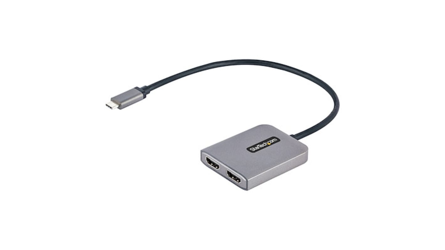 StarTech.com USB C to HDMI Adapter, USB C, 2 Supported Display(s) - 4K @ 60Hz