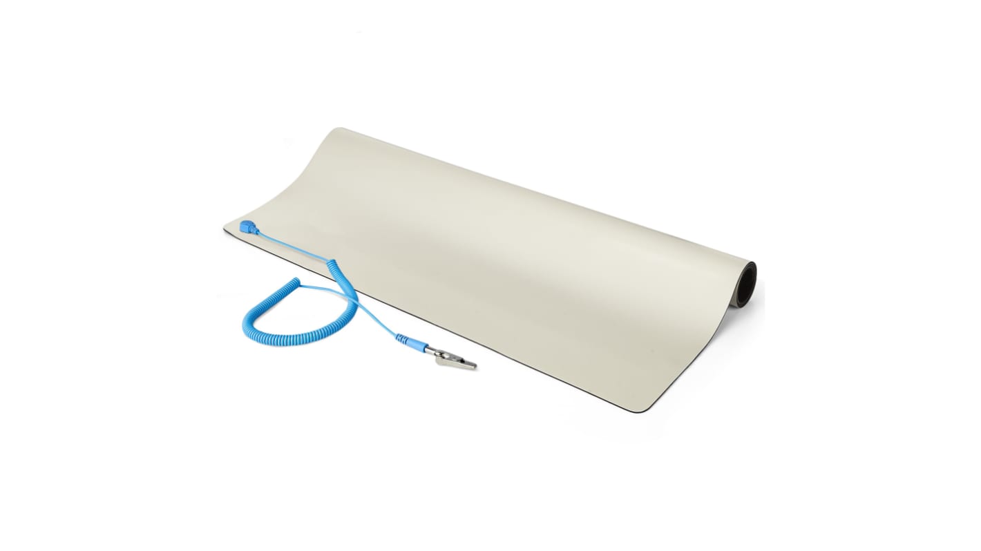 StarTech.com Beige Antistatic Workstation Kit ESD-Safe Mat, 600mm x 1.2m x 2mm