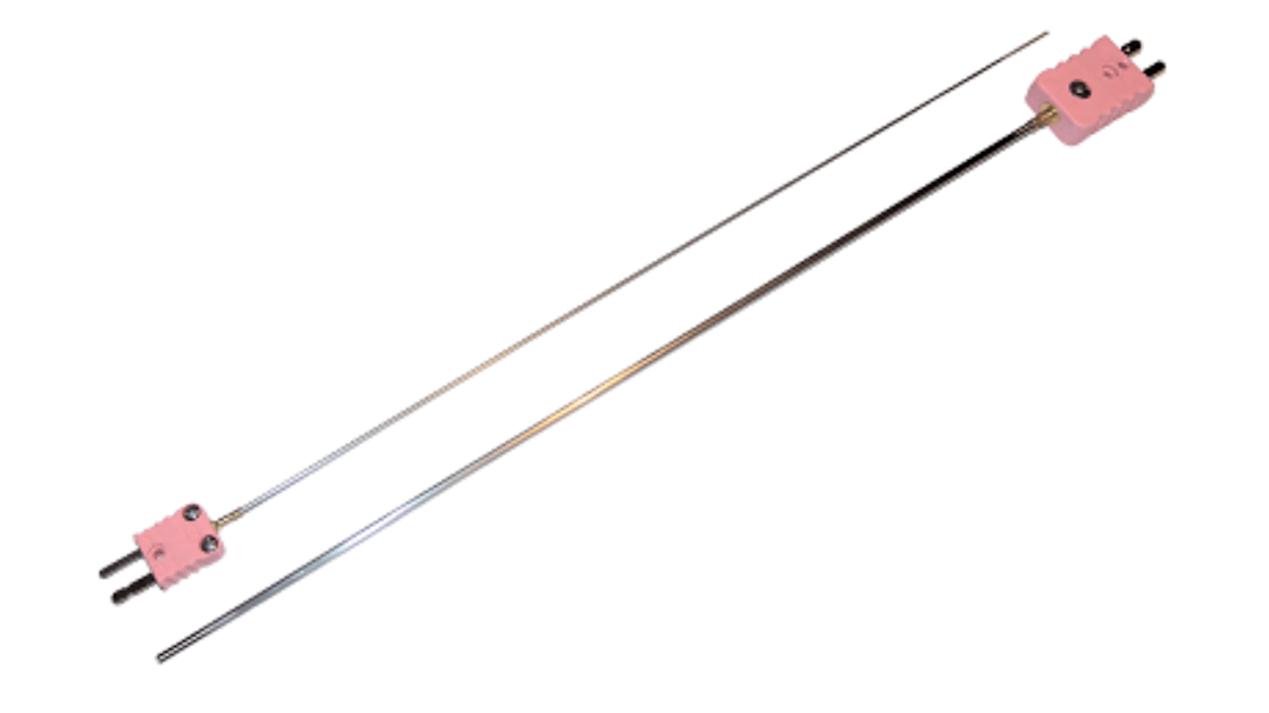 ElectrothermMTE282 Type N Thermocouple 300mm Length, 1.5mm Diameter → +220°C