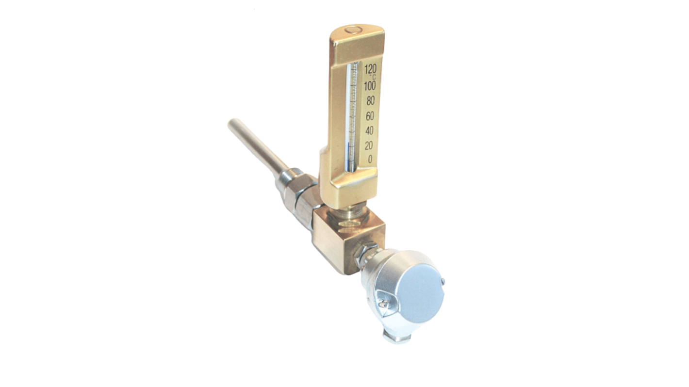 Sensore RTD PT100 Electrotherm, Ø 12mm, L. 100mm, +60°C max