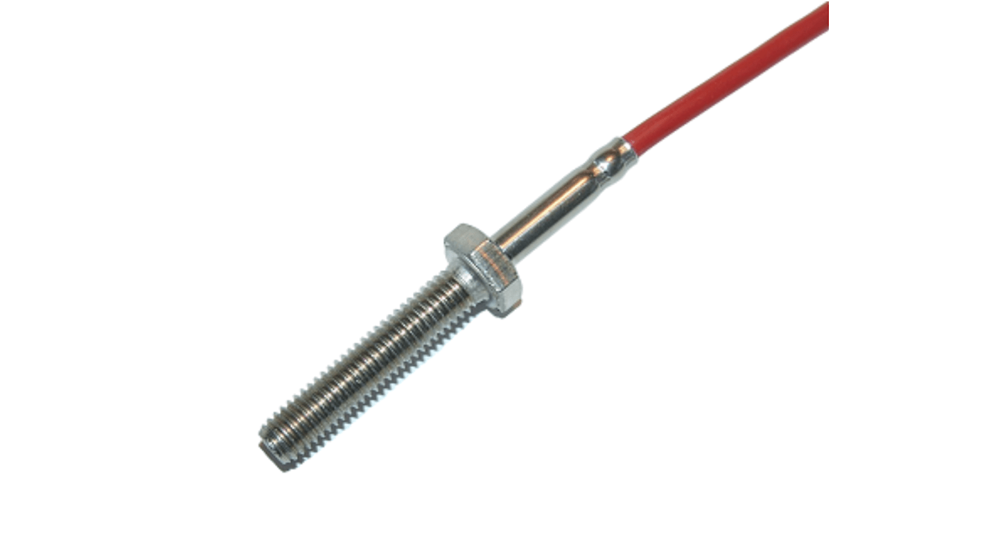 Electrotherm PT100 RTD Sensor, 6mm Dia, 20mm Long, 4 Wire, M6, +200°C Max