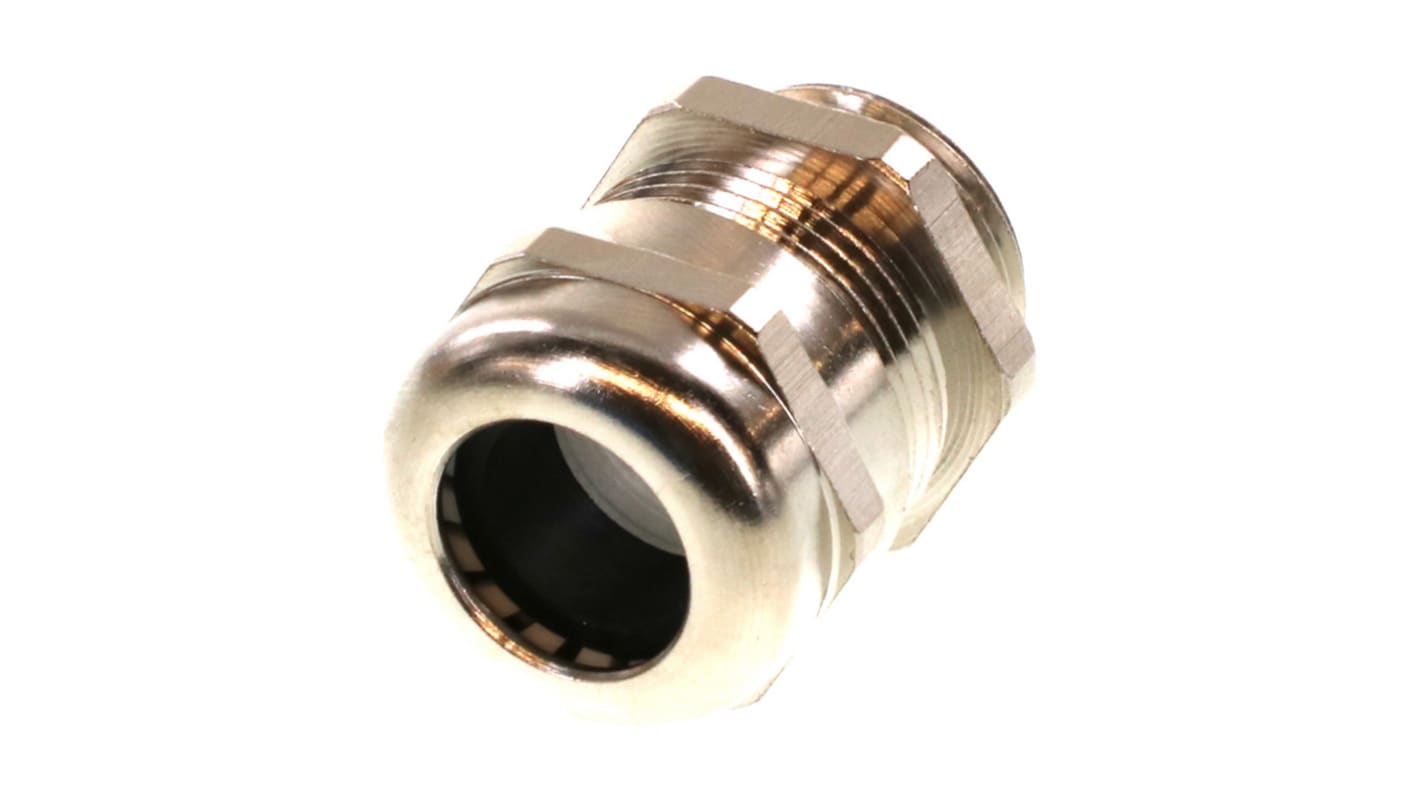 Molex 93600 Series Brass Cable Gland, M20 Thread, 6mm min., 14mm max., IP68
