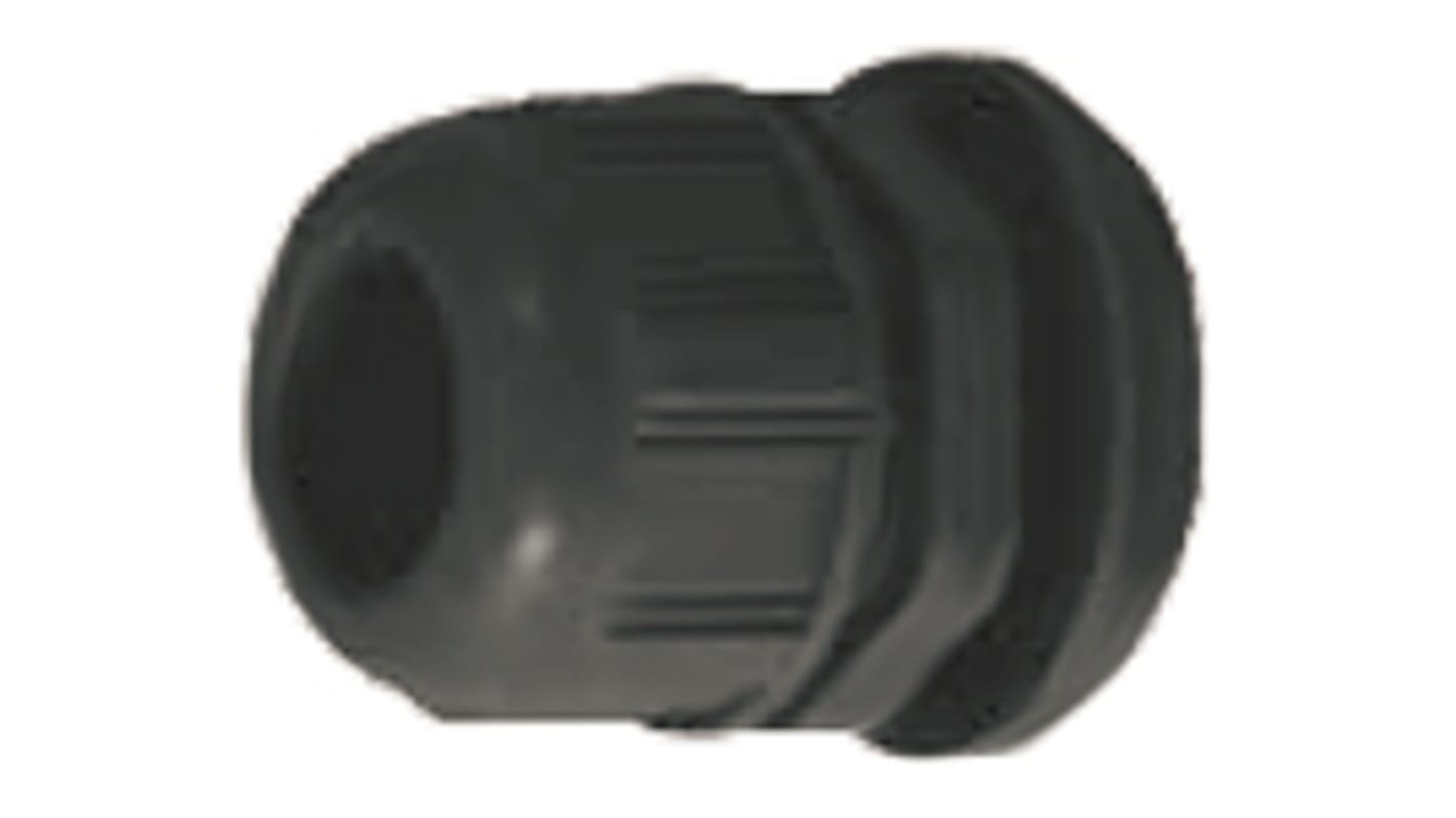 Molex 93600 Series Black Nylon Cable Gland, M20 Thread, 6mm Min, 12mm Max, IP68