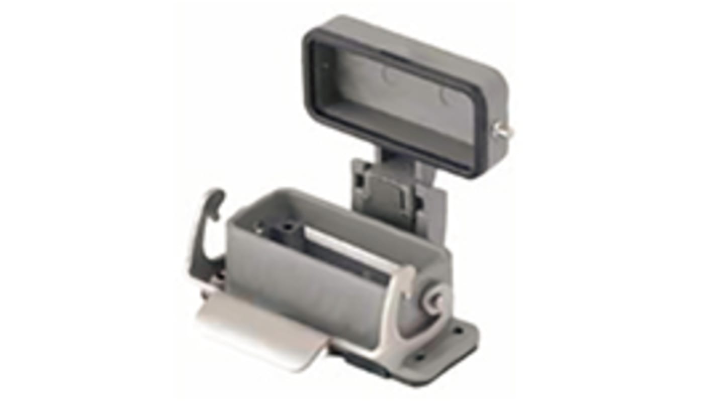 Conector de potencia de altas prestaciones con entrada lateral Molex serie 93601, con rosca PG16, 1 palanca, para usar