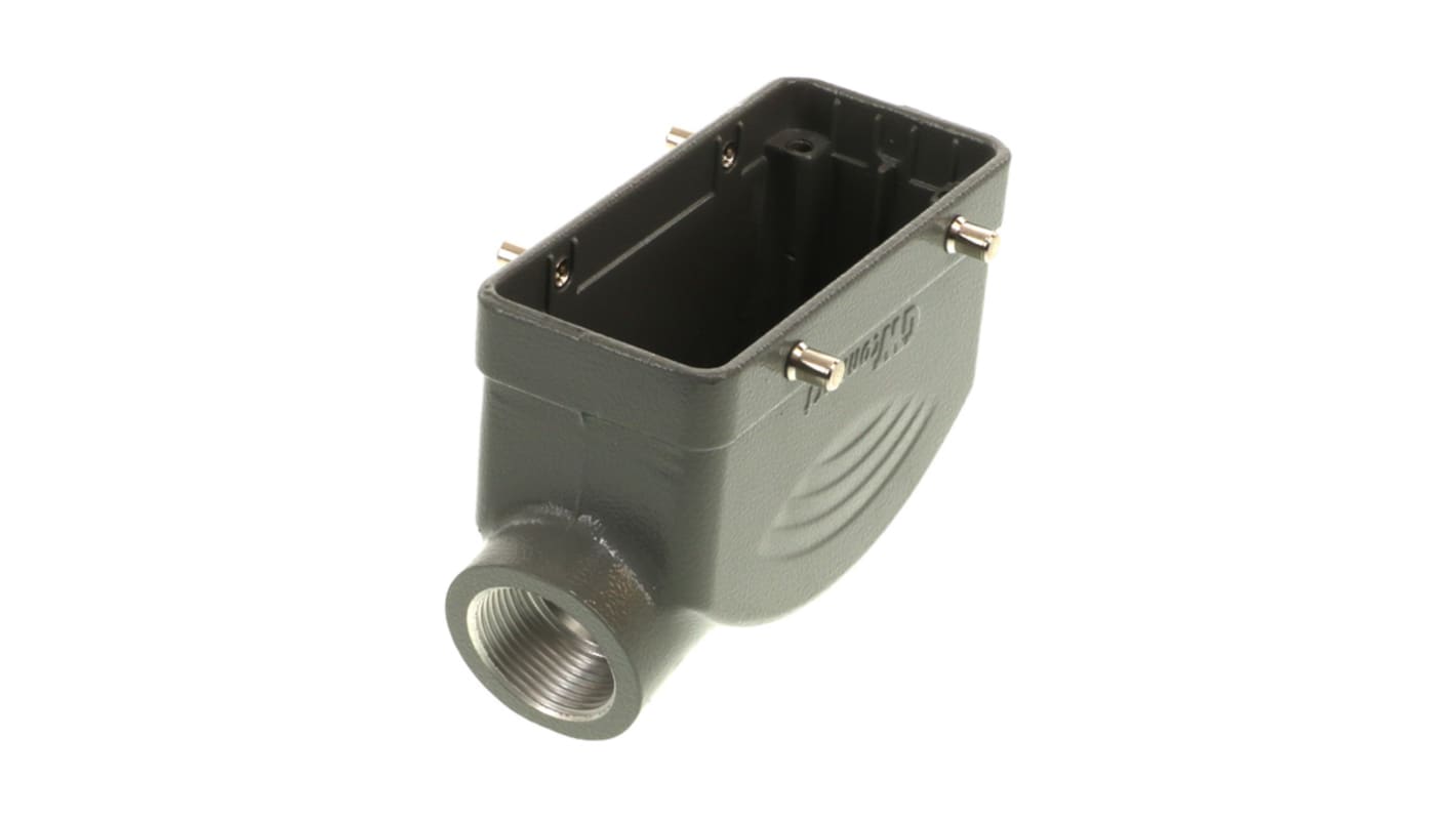 Molex 93601 Heavy Duty Power Connector Hood, M25 Thread, Side Entry