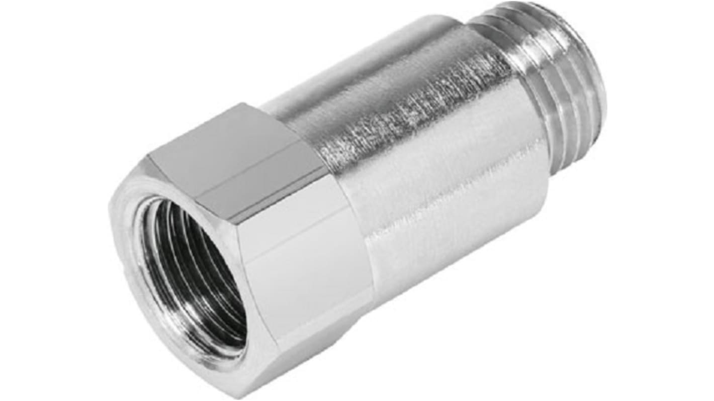 Festo NPFC Series Straight Fitting, G 1/8 Female to G 1/8, Threaded Connection Style, 8030302