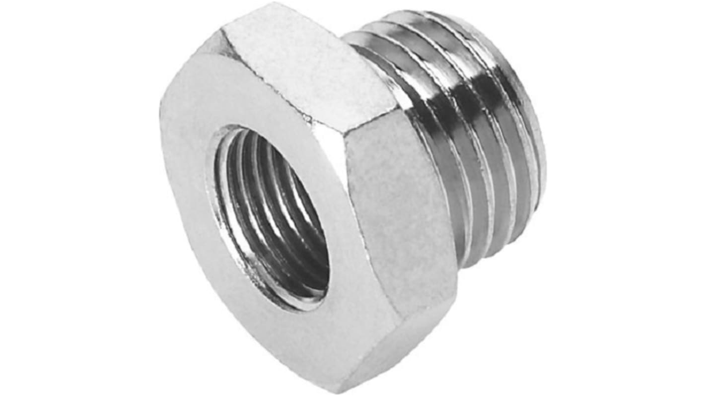 Festo NPFC 8030307 G1/8 Stecker x M5 Reduziernippel, Mit Gewinde, Messing, G1/8, 50 bar