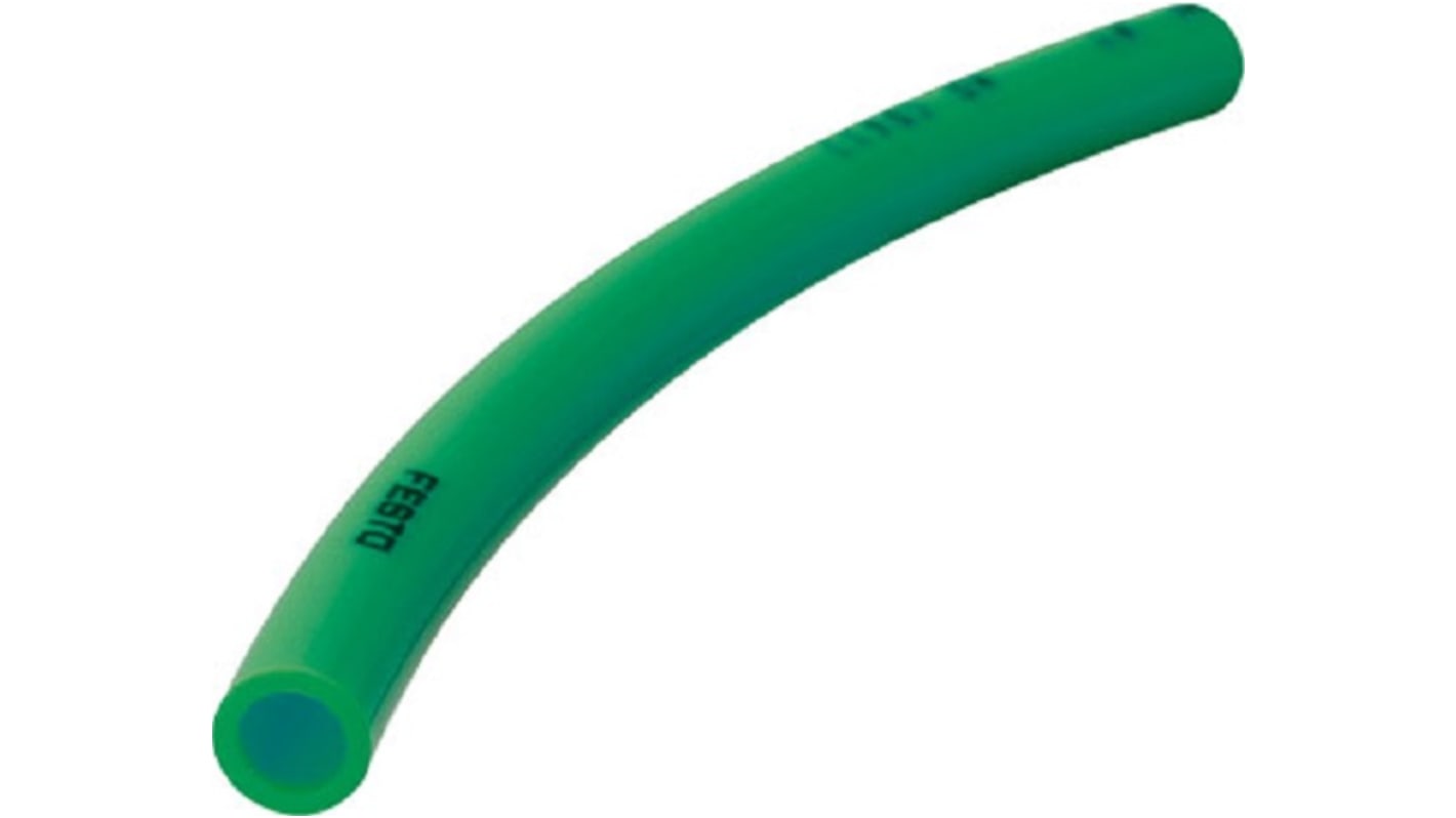Tubo per aria compressa Festo in Poliammide, Ø int. 4mm, Ø est. 6mm, col. Verde