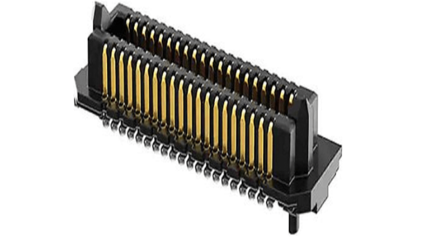 Samtec ADM6 Series Surface Mount PCB Header, 80 Contact(s), 0.635mm Pitch, 4 Row(s), Shrouded