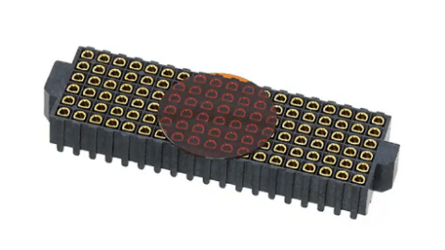 Samtec Surface Mount PCB Connector, 114-Contact, 6-Row, 1.27mm Pitch
