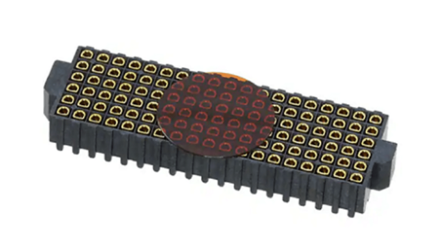 Złącze PCB 114 -pinowe 6 -rzędowe raster: 1.27mm Złącze karty Mezzanine SMD