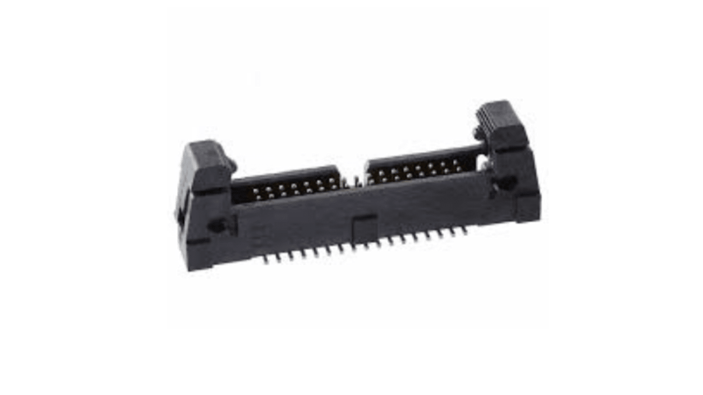 Samtec EHF Series PCB Header, 34 Contact(s), 1.27mm Pitch, 2 Row(s), Shrouded