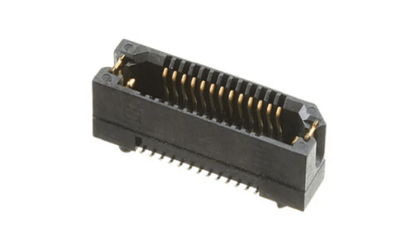Samtec ERF8 Series PCB Socket, 26-Contact, 2-Row, 0.8mm Pitch