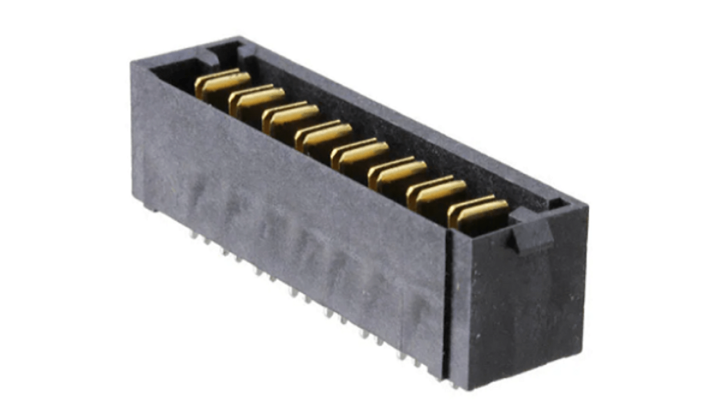 Samtec 基板接続用ピンヘッダ 8.極 5.0mm 2列