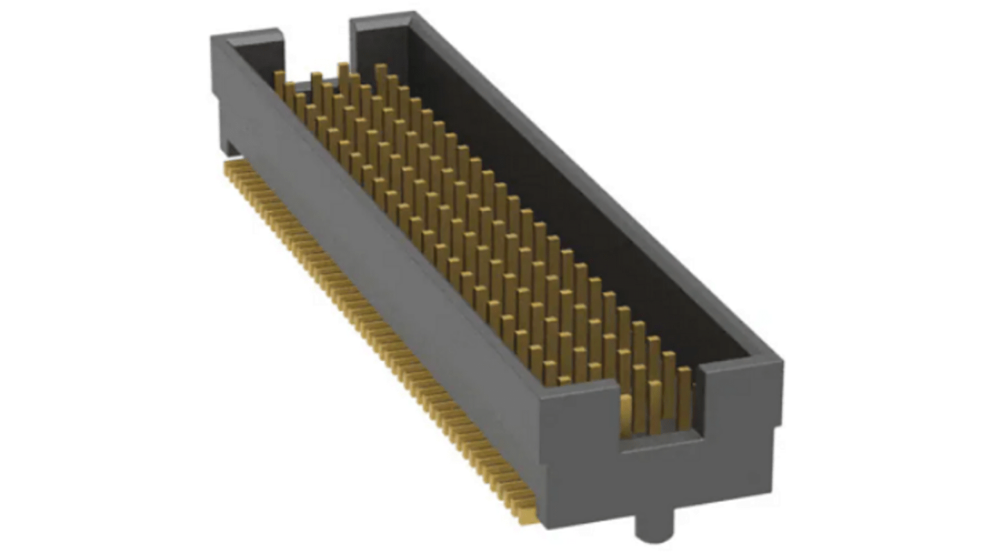 Conector hembra para PCB Samtec serie TOLC, de 100 vías en 4 filas, paso 1.27mm