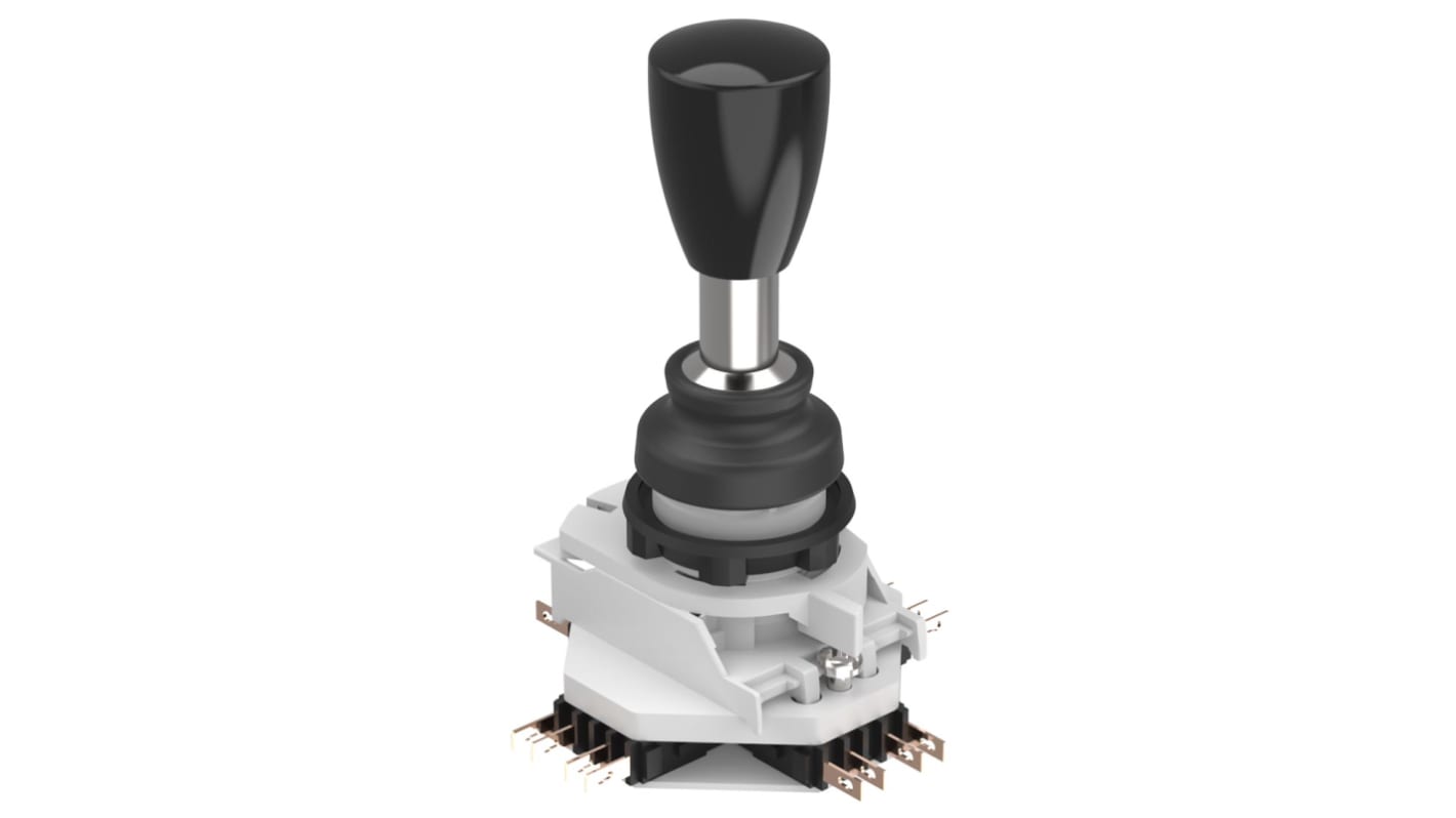 EAO 4 Contacts-Axis Joystick Switch Lever, Momentary, IP65 250V ac