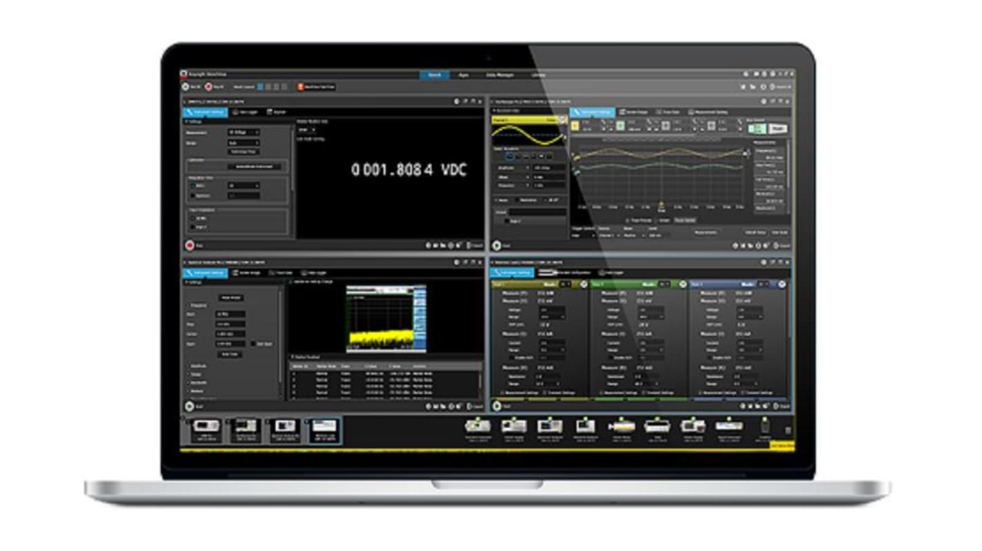 Oprogramowanie multimetrów, PathWave BenchVue Software, typ: Aplikacja do sterowania multimetrem cyfrowym BenchVue, do