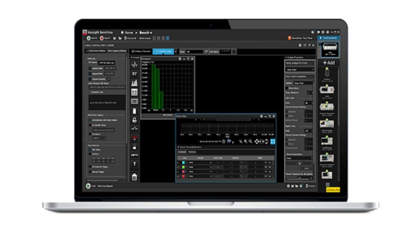 Aplikace BenchVue Data Acquisition Control & Analysis BV0006B+R-X53-001-A+R-X63-001-L, pro použití s: BV0006B Keysight