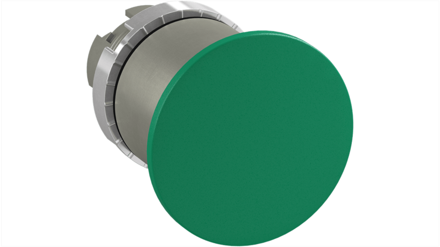 ABB 1SFA1 Series Green Pull Release Push Button, 40mm Cutout