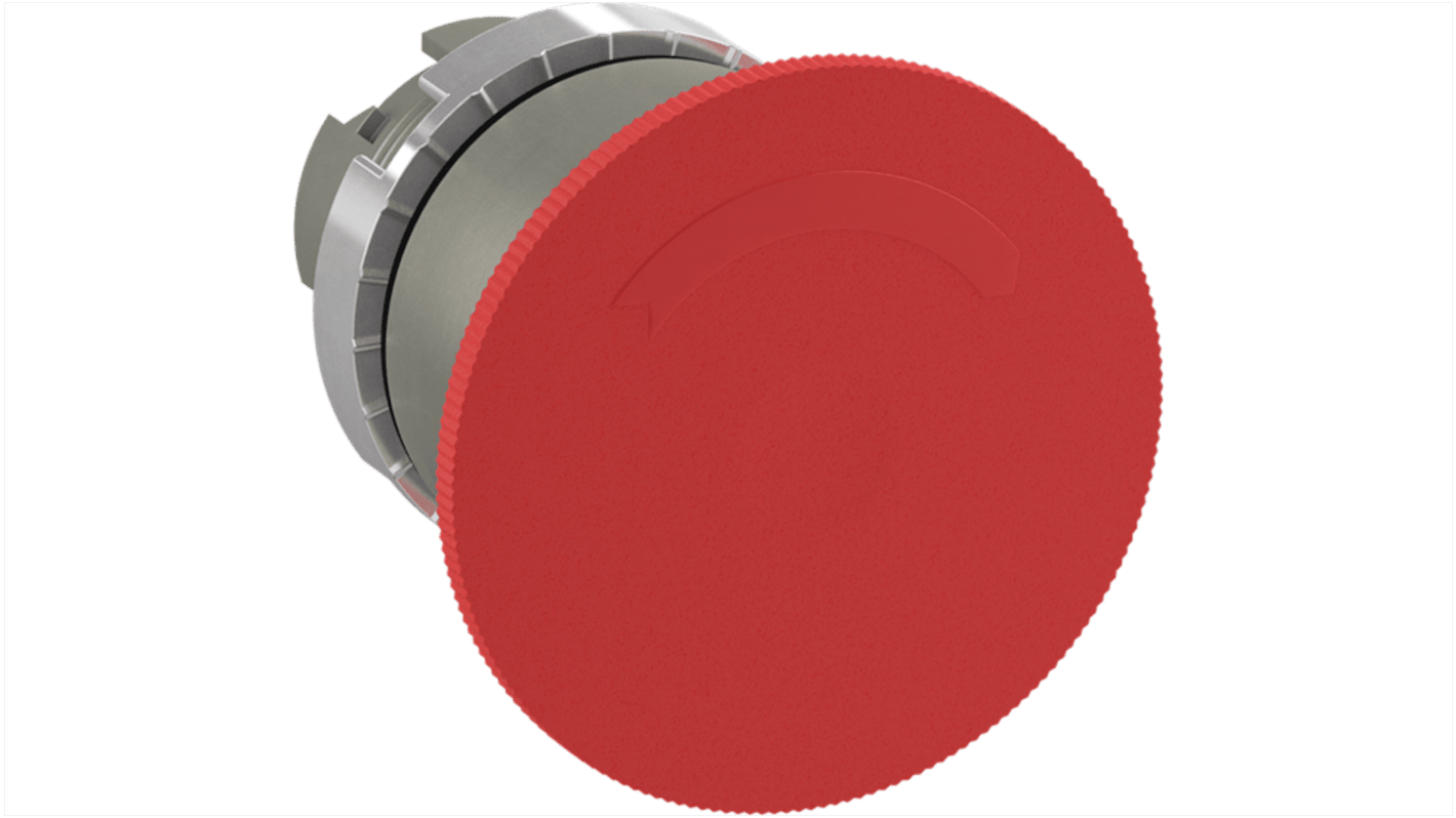 ABB 1SFA1 Drucktaster, Rot Drehfreigabe Pilzkopf