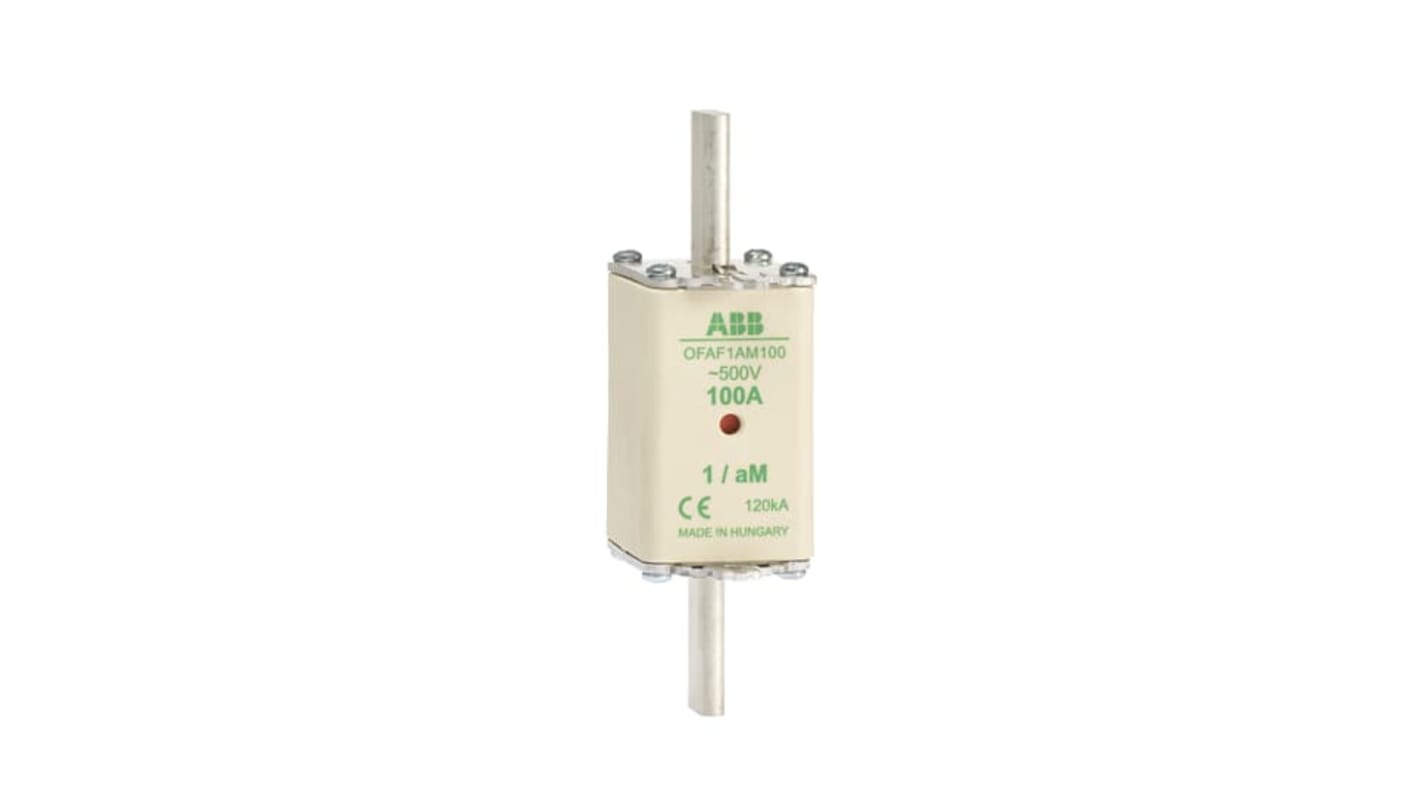 ABB 25A Tag Fuse, 135 x 30 x 65mm, 500V