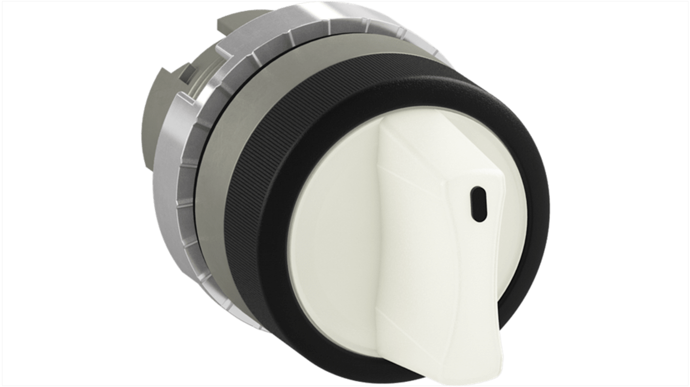 ABB 1SFA1 Series White Maintained Push Button