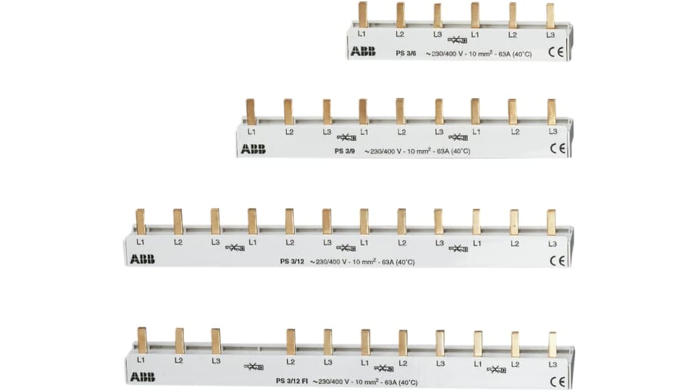 ABB IEC Range Busbar for use with DDA200, F200, S200