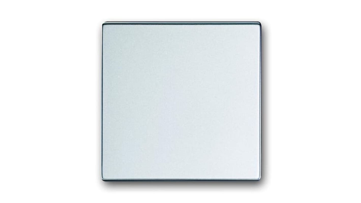ABB Silver 1 Gang Light Switch Cover