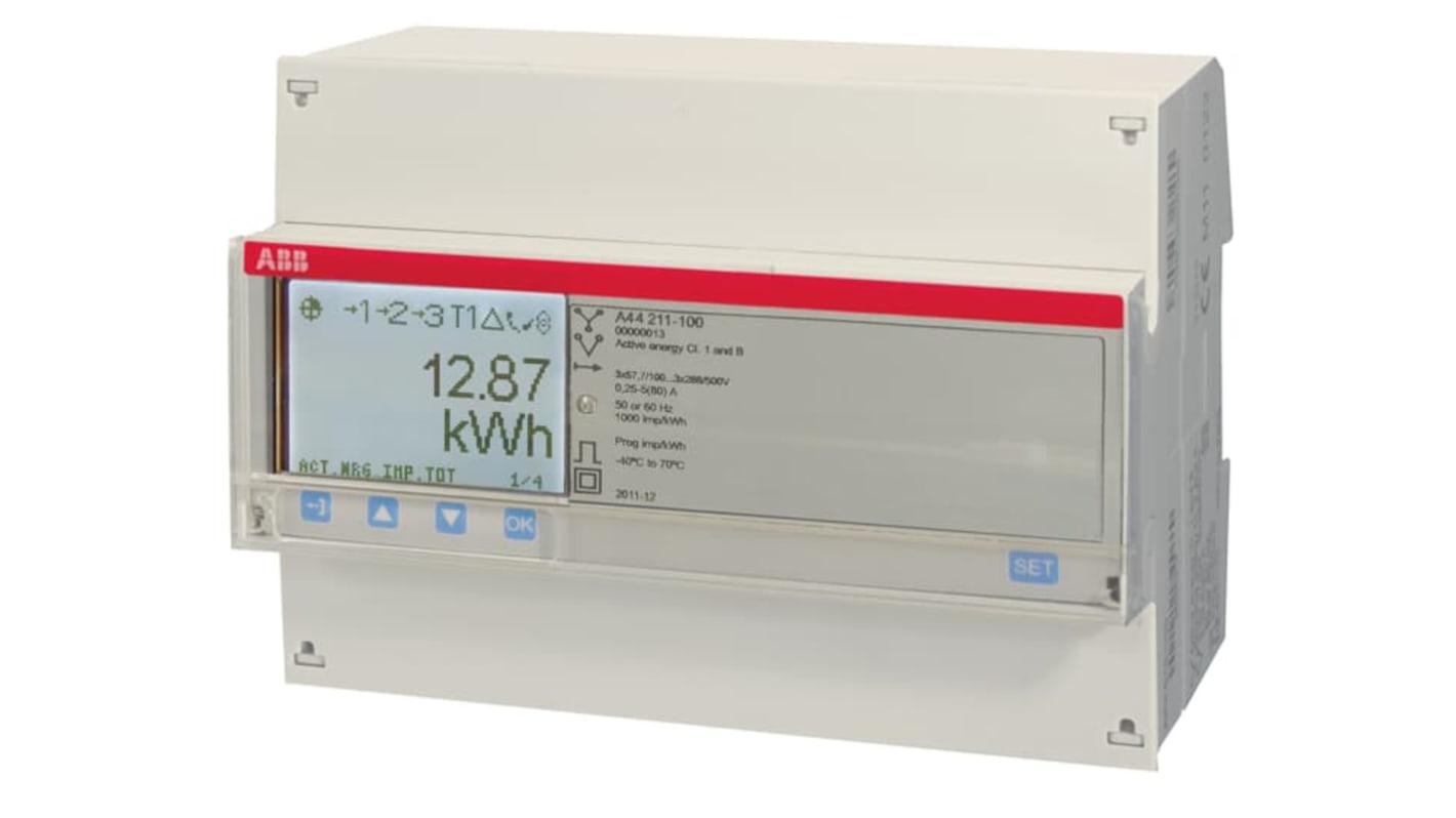 ABB 3 Phase LCD Energy Meter