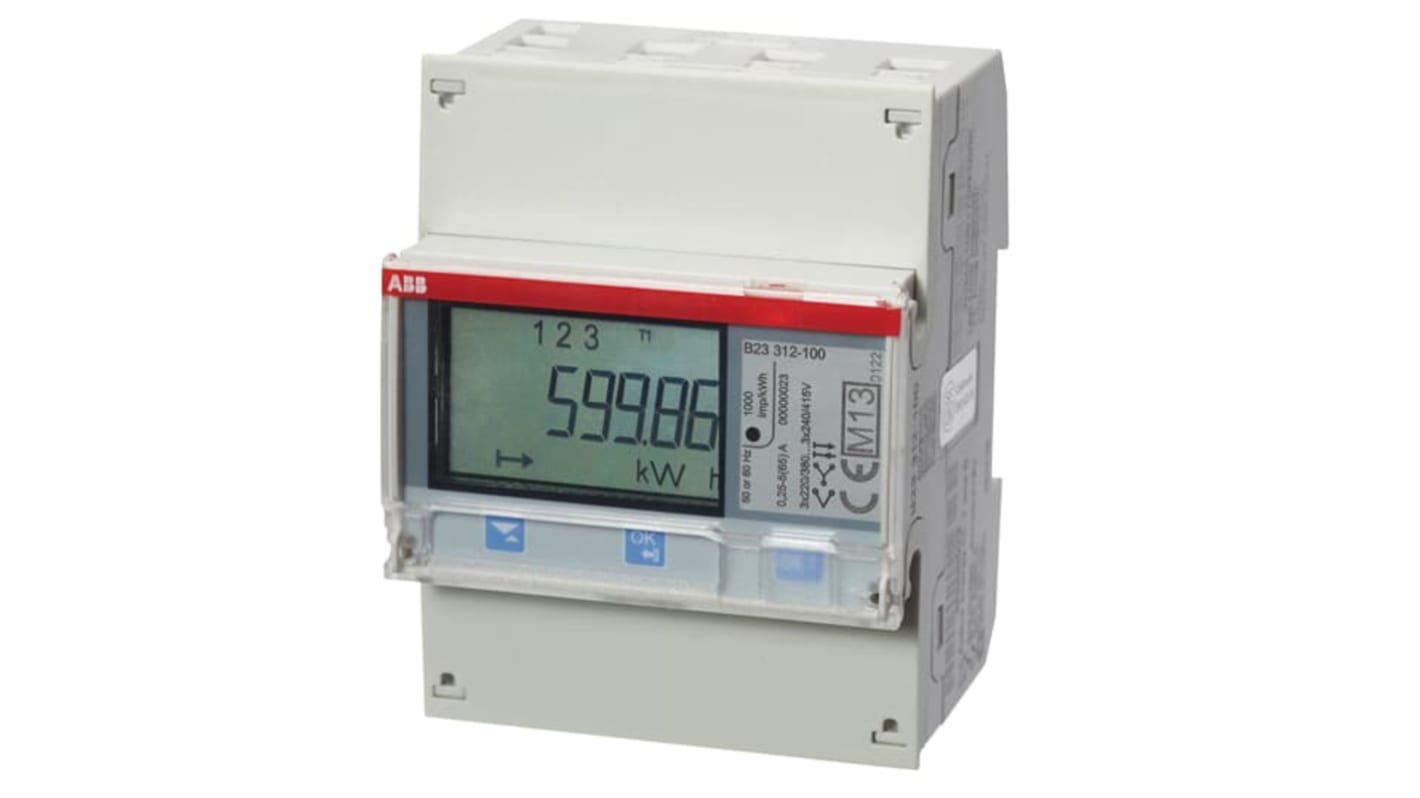 ABB 3 Phase LCD Energy Meter