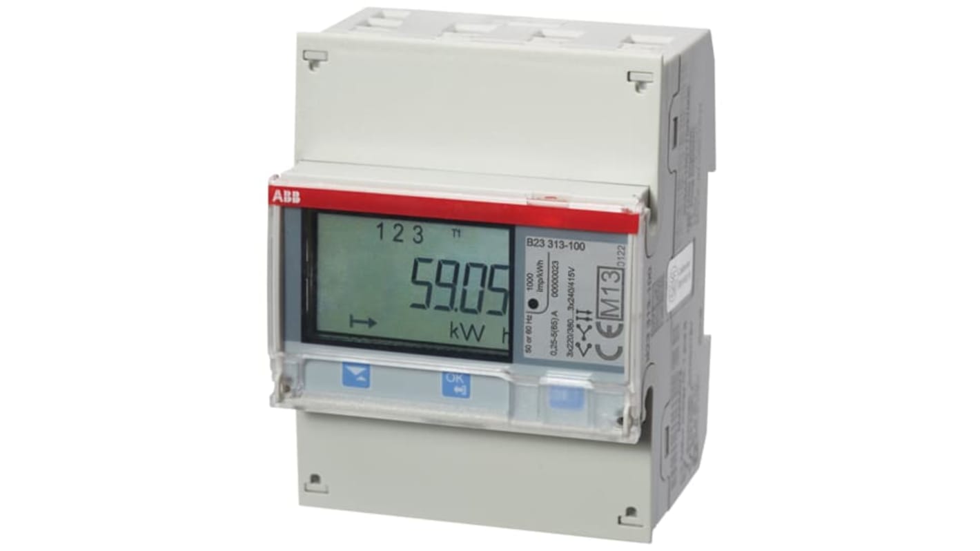 ABB 3 Phase LCD Energy Meter