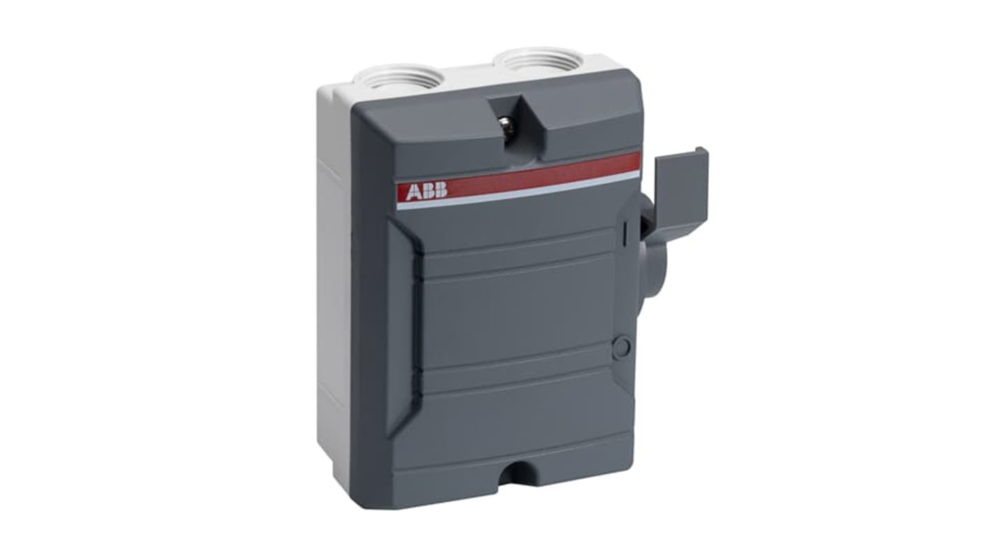 Interrupteur-sectionneur ABB, 4 P, 25A