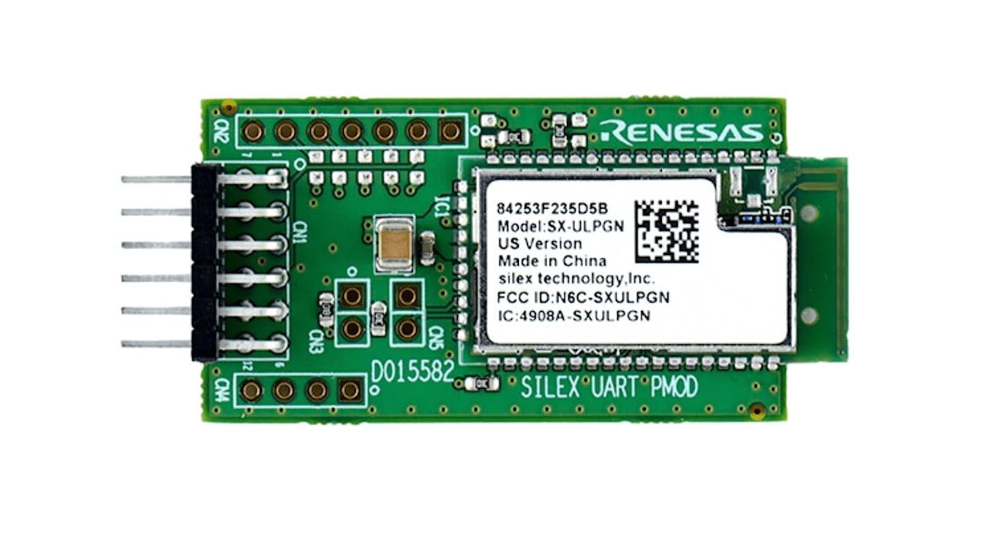 Renesas Electronics Wi-Fi Pmod Expansion Board for SX-ULPGN 2.4GHz RTK00WFMX0B01000BE