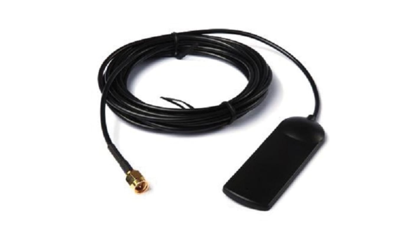 Omnidirezionale Antenna multibanda Abracon APAMS-103 Adesivo Barra a T, Esterno Maschio SMA Maschio 2dBi 2G (GSM/GPRS)