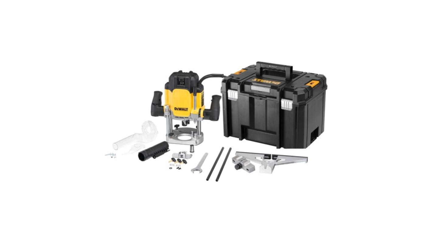 DeWALT Corded Plunge Router, 230V, Type G - British 3-Pin