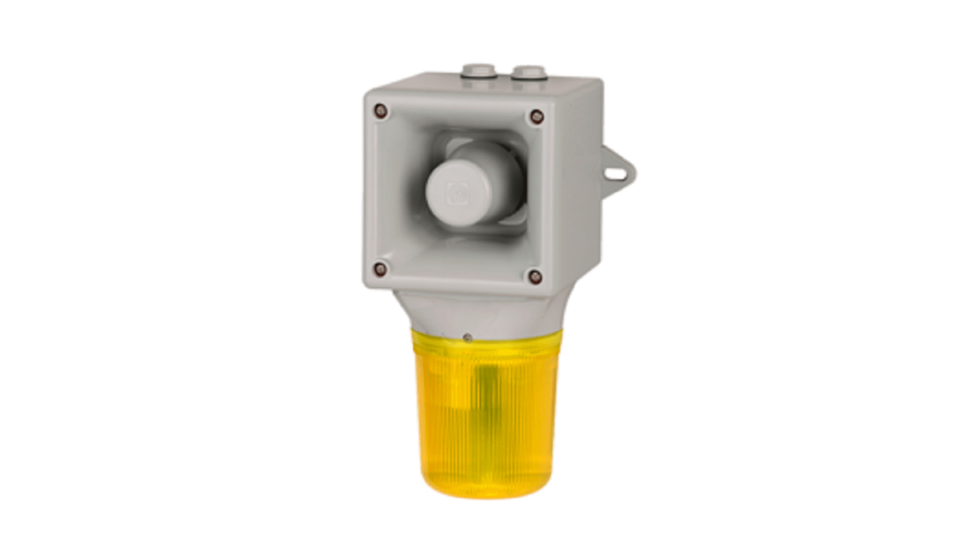 e2s AB105STR Series Sounder Beacon, 230 V, IP65, Wall Mount, 113dB at 1 Metre