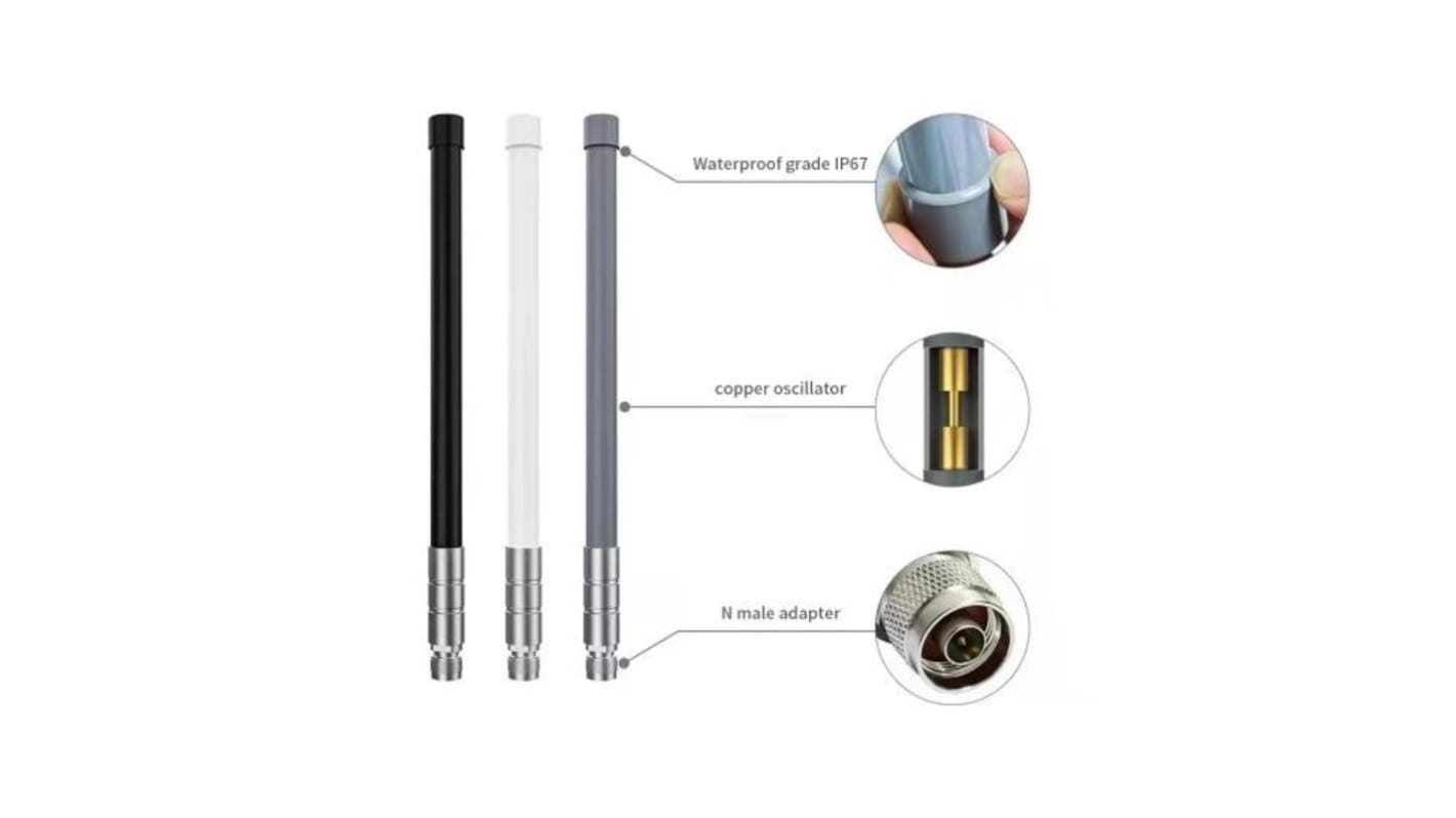 Okdo ZCW-AB0006-1300 Round WiFi Antenna with N Type Connector